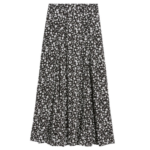 Banana Republic delicate floral maxi skirt NWOT